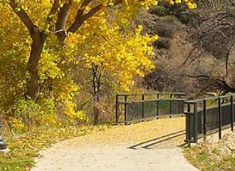 Falls colors, Riverwalk, Sunny Colorado